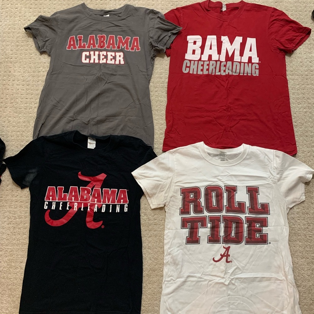 Official Alabama Cheer practice tshirts